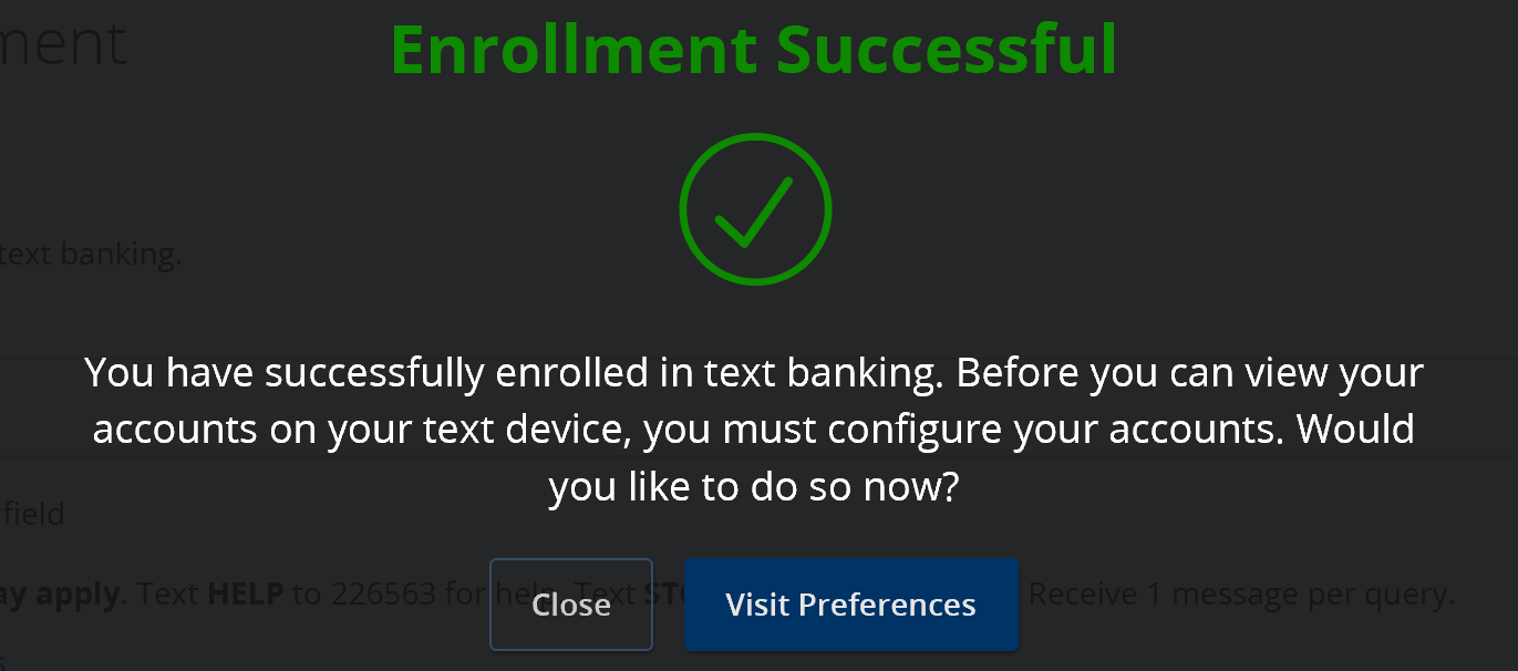 Text Enrollment