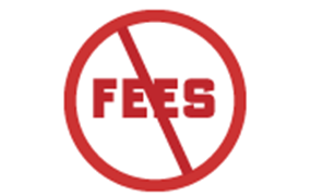 No fees