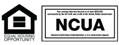 Equal Housing Opportunity and NCUA Logo