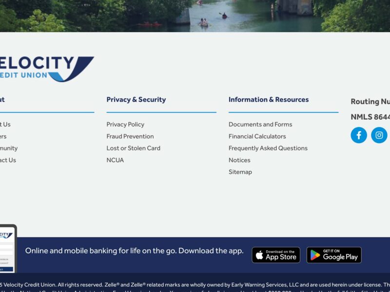 Welcome to the New Velocity CU Website