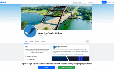 Velocity Credit Union Facebook